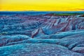 HDR Badlands Sunset