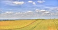 HDR of Dunstable Downs Royalty Free Stock Photo