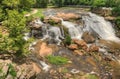 HDR Falls Park on The Reedy River Royalty Free Stock Photo