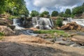 HDR Falls Park on The Reedy River Royalty Free Stock Photo