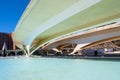 HDR image of a bridge, City of Arts and Sciences, Valencia