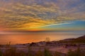 Beautiful Sunset at Sleeping Bear Dunes, Michigan, USA