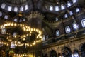 HDR image of the interior of the Yeni Cami (New Mosque), Istanbul Royalty Free Stock Photo