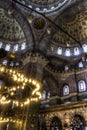 HDR image of the interior of the Yeni Cami (New Mosque), Istanbul Royalty Free Stock Photo