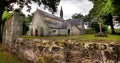 HDR image of a old chapel on the countryside in Fr Royalty Free Stock Photo
