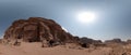 Nabataean sandstone ruins in Petra