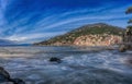 HDR panorama of the coast at Sori, Italy