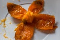 HDR of a Persimmon peel