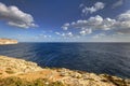 HDR photo of Blue Grotto area in Malta, Europe Royalty Free Stock Photo