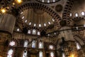 HDR photo of the interior of the Sehzade Mosque in Istanbul Royalty Free Stock Photo