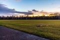 HDR Sunset Landscape at Crystal Lake Sports Field in Corvallis Oregon