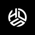 HDS letter logo design on white background. HDS creative initials letter logo concept. HDS letter design Royalty Free Stock Photo