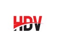 HDV Letter Initial Logo Design Vector Illustration Royalty Free Stock Photo
