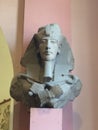 The head of Akhenaton at the Alexandria Museum in Egypt.