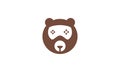 Head bear game logo symbol vector icon illustration graphic design
