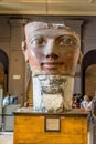 Head of an Osiride Statue of Hatshepsut Royalty Free Stock Photo