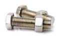 Head bolt and nut, Royalty Free Stock Photo