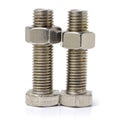 Head bolt and nut, Royalty Free Stock Photo