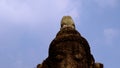 The head of a Buddha image in the Ayutthaya period, b-roll video shot