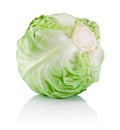 Head Cabbage isolated on white background