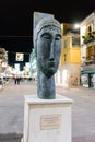 Head of Caryatid by A. Modigliani, Cosenza, Italy