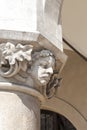 Head of column with gargoyle, Cloth Hall ( Sukiennice) , Krakow, Poland Royalty Free Stock Photo