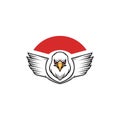 head eagle logo Royalty Free Stock Photo