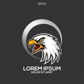 unique logo eagle head vector Royalty Free Stock Photo