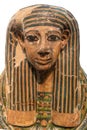 Head of egyptian princess sarcophagus Royalty Free Stock Photo