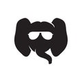 head of Elephant Logo Design vector element illustration Royalty Free Stock Photo