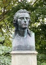 Head of the famous German poet Friedrich Schiller