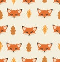 Head Fox with different elements pattern