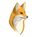 Head of fox vector design illustration