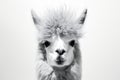 Animal portrait face white mammal nature alpaca cute head fur