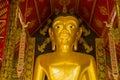 Head of a giant Buddha statue. Chiang Rai, Thailand Royalty Free Stock Photo