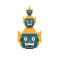 Head giant of Thailand , Royalty Free Stock Photo