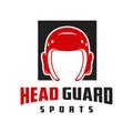 Head guard sports logo