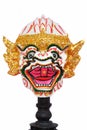 Craft replica head of Hanuman isolated ,Hanuman Ma