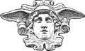 Head of Hermes Royalty Free Stock Photo