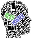 Head hunter or human resources concept.