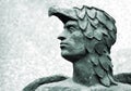 Head of Icarus antique sculpture