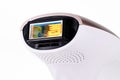 Head of an IPL `Intense Pulsed Light` laser hair removal home device