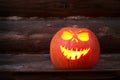 Head of Jack lantern. Halloween party, october. Treak or treat