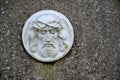 Head of Jezus Christ, stonecarving Royalty Free Stock Photo