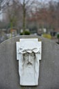 Head of Jezus Christ, stonecarving Royalty Free Stock Photo