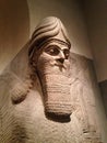 Head of Lamassu in Metropolitan Museum of Art. Royalty Free Stock Photo