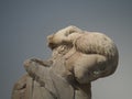 Head of Lapith woman - pediment detail from temple of Zeus - Ancient Olympia