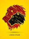 Head Lion and Lioness Royalty Free Stock Photo