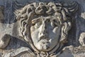 Head of Medusa at Didyma, in the province of Aydin, Turkey Royalty Free Stock Photo