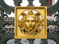 Head of Medusa Gorgon. Royal Palace in Turin, Italy Royalty Free Stock Photo